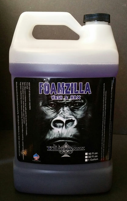 SOAP-Foamzilla   Our super soft soap, wash and wax